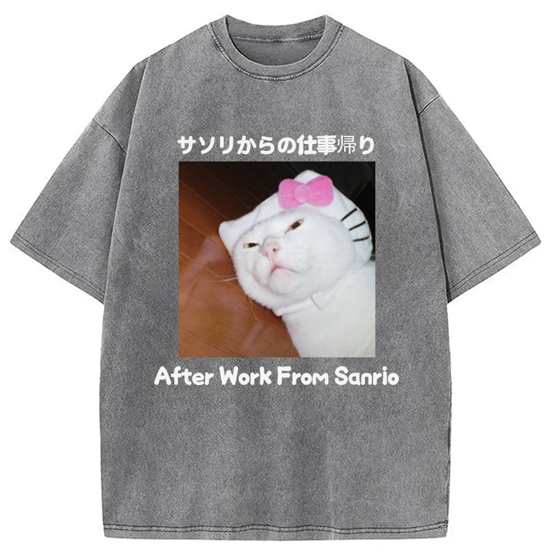 Modecanvas After Work From Sanrio Washed T-Shirt