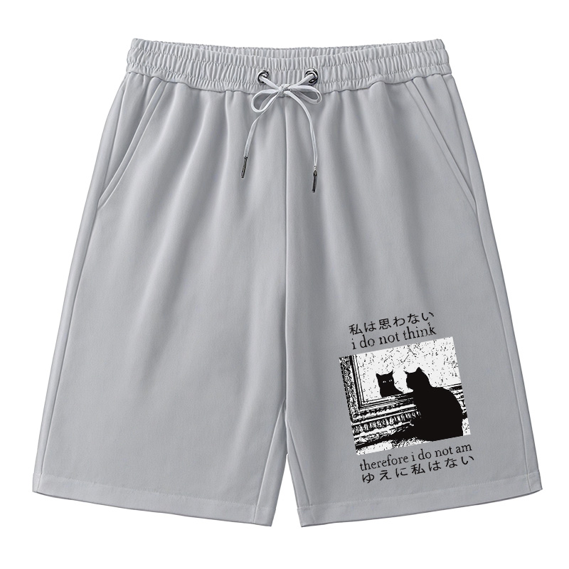 Modecanvas Thinking Cat Classic Short