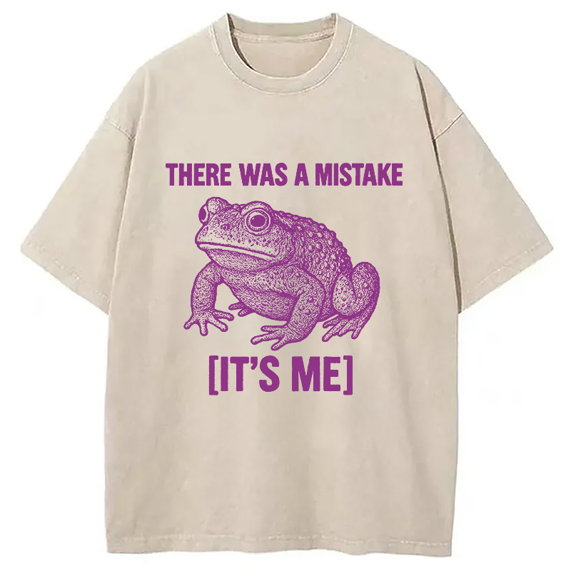 Modecanvas Mistake Frog Washed T-Shirt