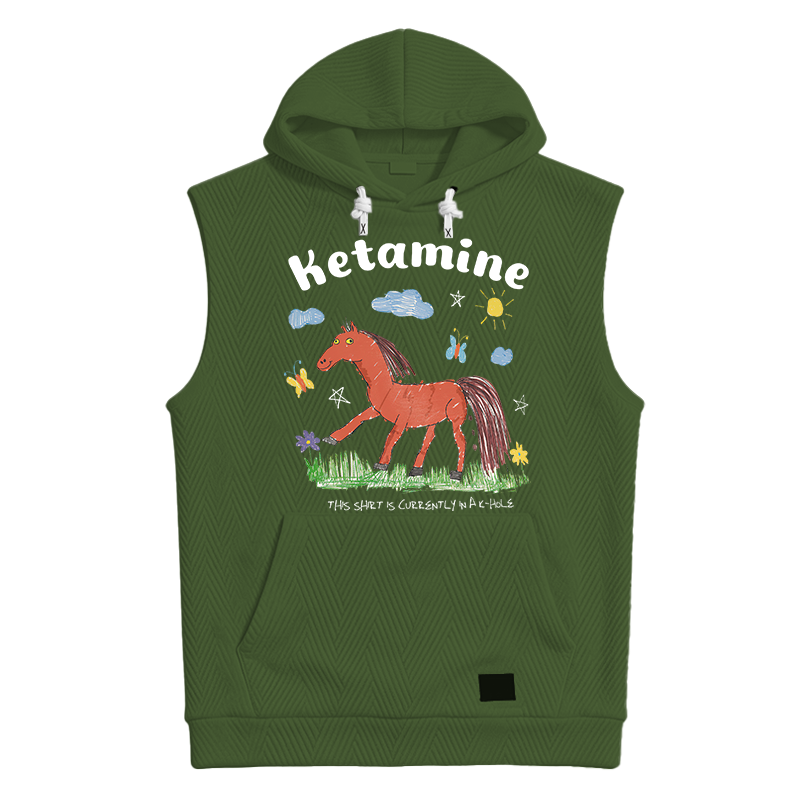 Modecanvas I Do Ketamine Hooded Tank