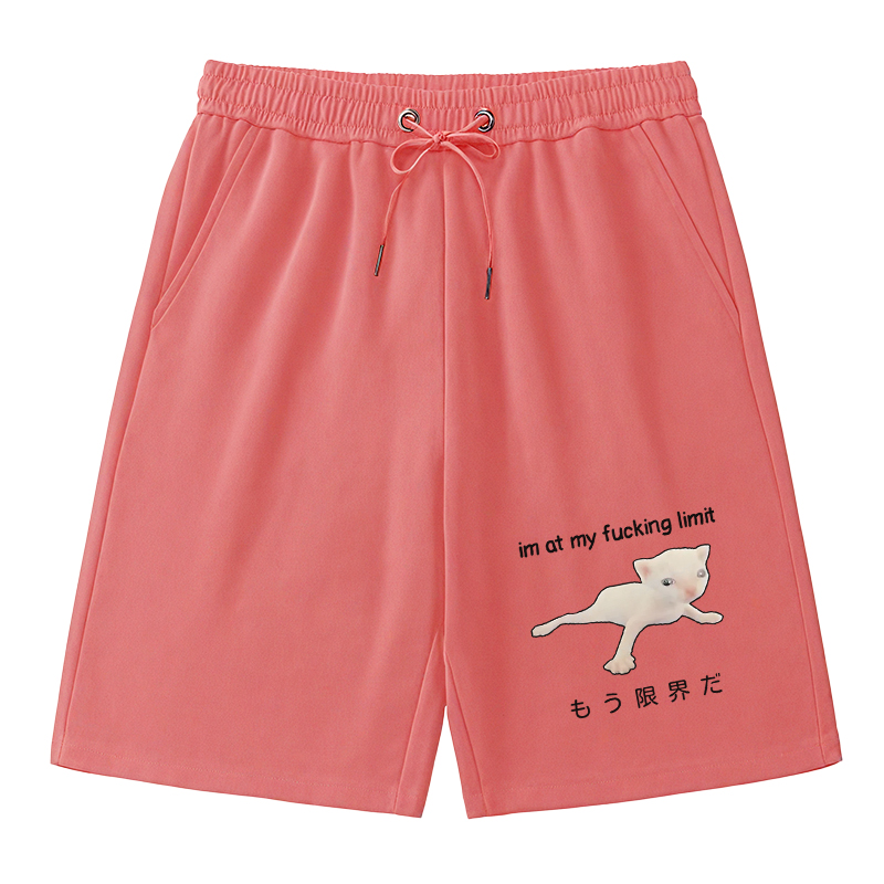 Modecanvas Cat Reaching Its Limit Classic Short