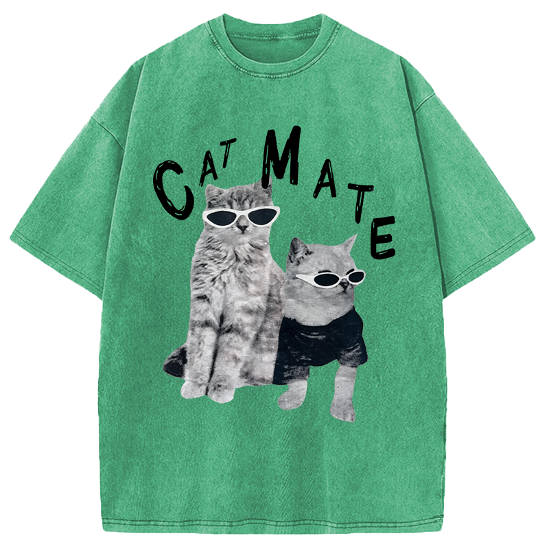 Modecanvas Catmate DTG Printing Washed T-Shirt