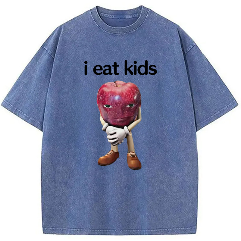 Modecanvas Me Asf Apple Funny Apple Washed T-Shirt