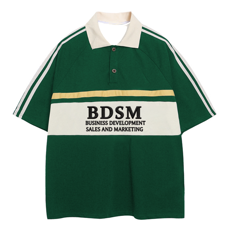 Modecanvas BDSM Polo Embroidered T-Shirt