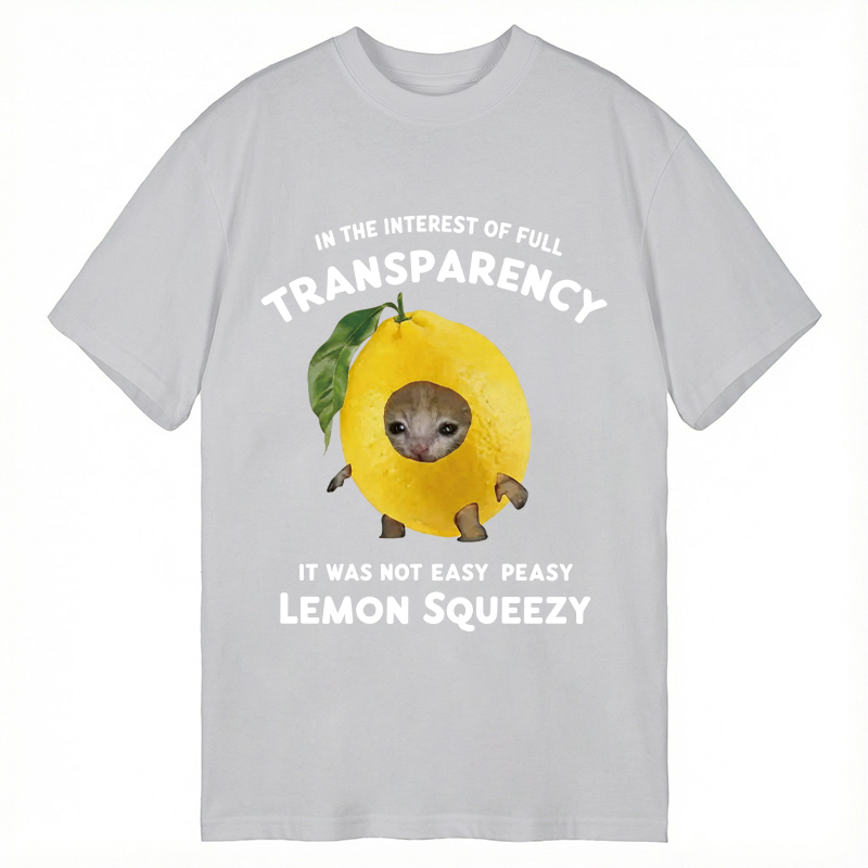 Modecanvas Easy Peasy Lemon Squeezy DTG Printing Classic T-Shirt-modecanvas