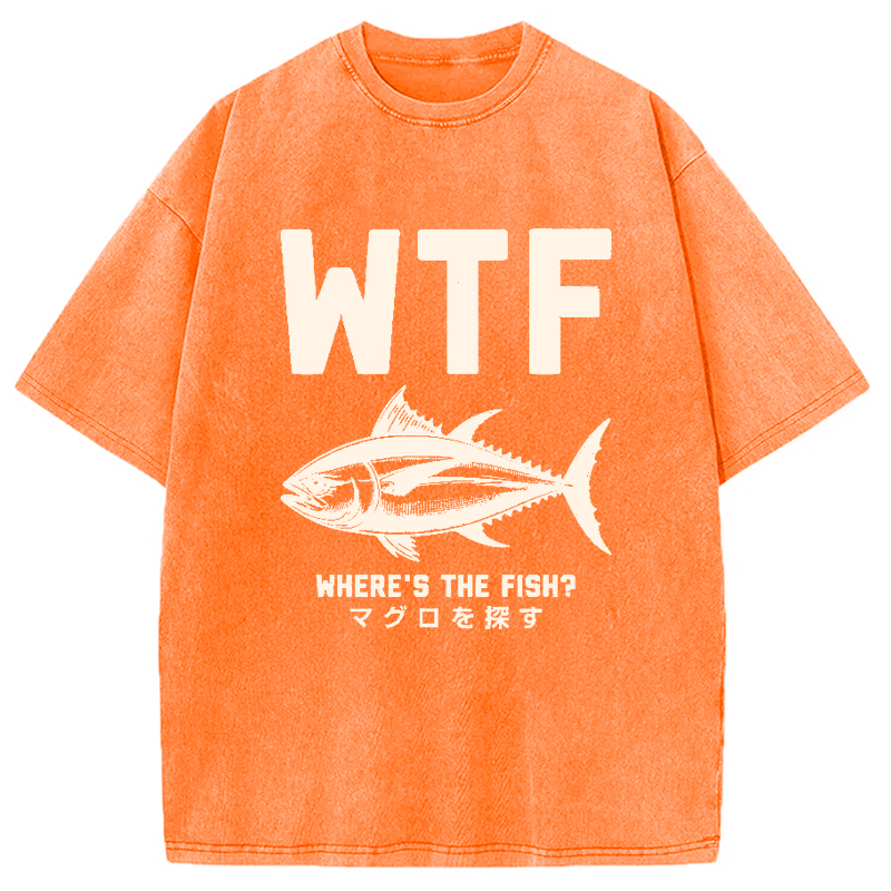 Modecanvas Finding Tuna Washed T-Shirt