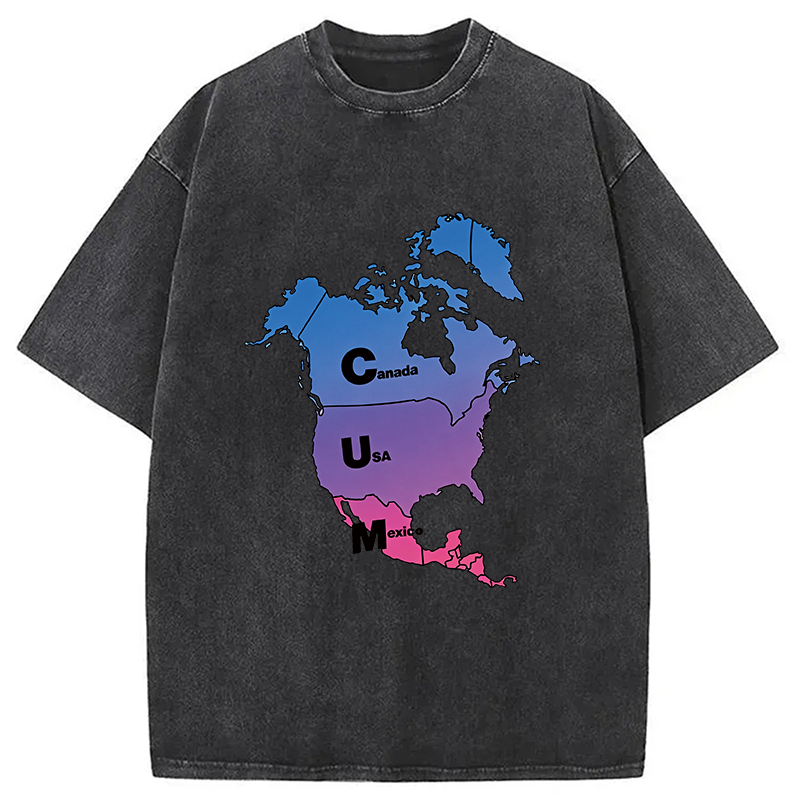 Modecanvas Canada USA Mexico DTG Printing Washed T-Shirt