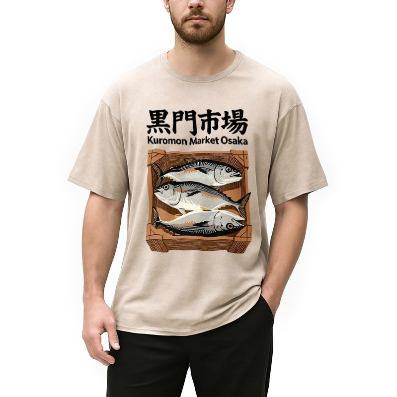 Modecanvas Kuromon Market Washed T-Shirt