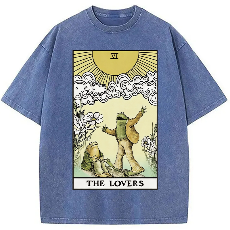 Modecanvas The Lovers Washed T-Shirt