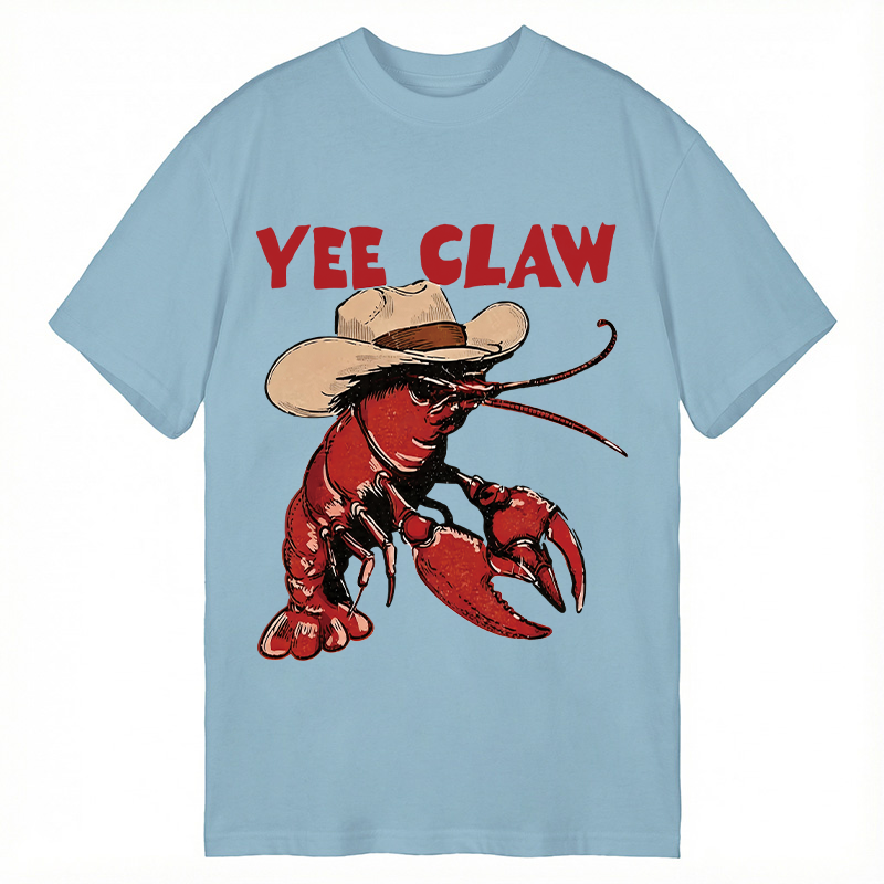 Modecanvas Lobster Cowboy DTG Printing Classic T-Shirt-modecanvas
