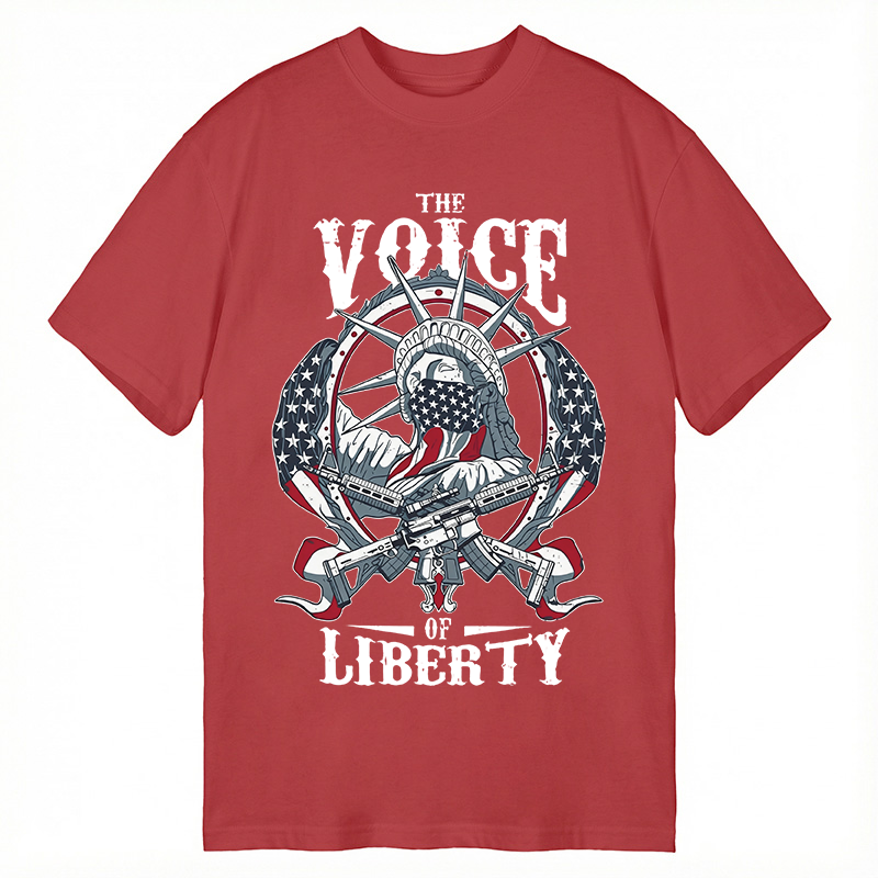 Modecanvas The Voice Of Liberty DTG Printing Classic T-Shirt-modecanvas