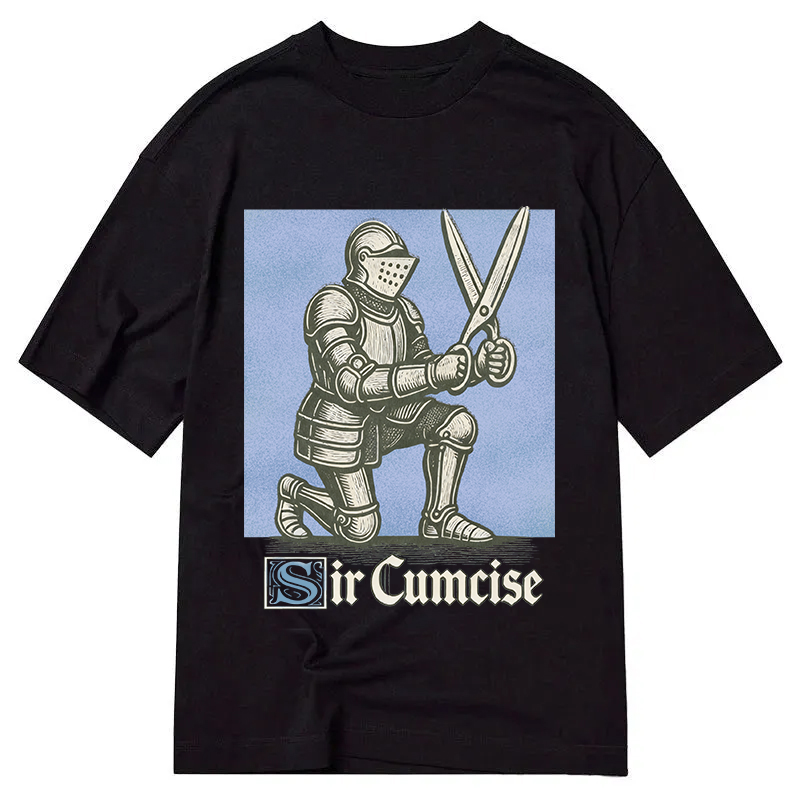 Modecanvas Funny Knight Meme DTG Printing Classic T-Shirt-modecanvas