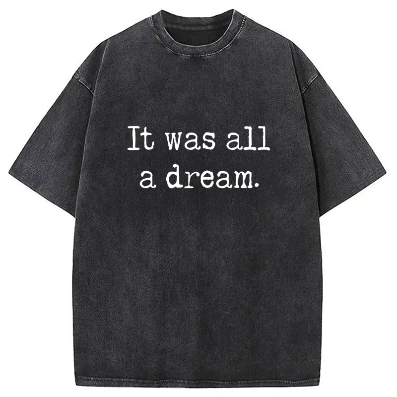 Modecanvas It Was A Dream Washed T-Shirt