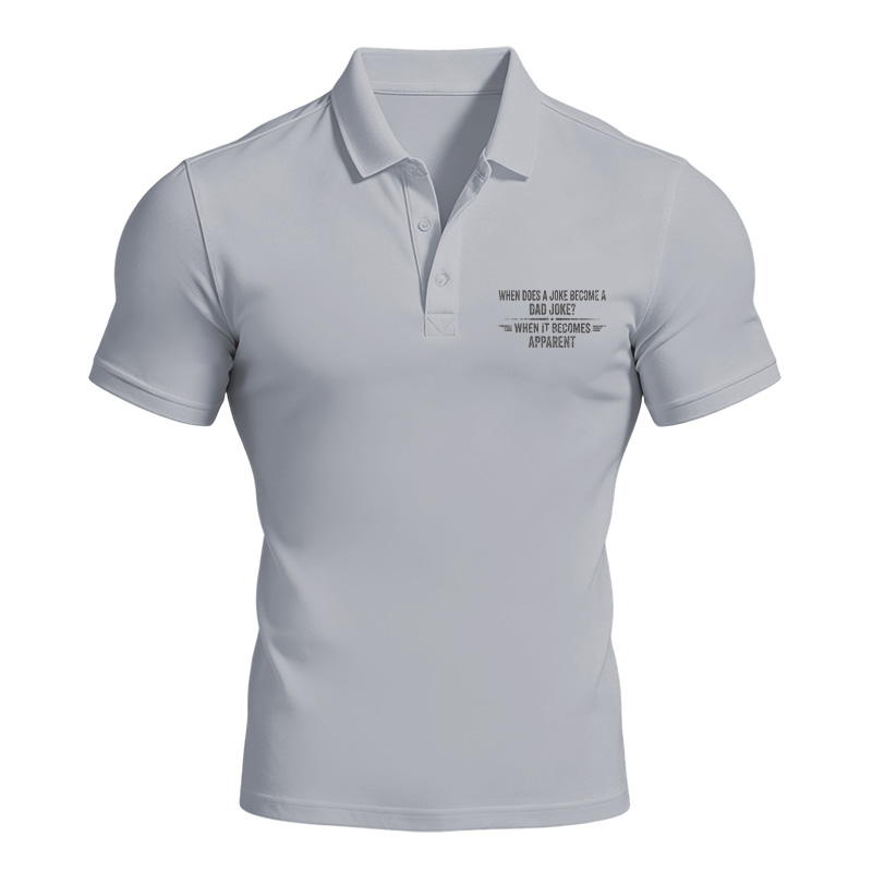 Modecanvas Funny Dad Joke Polo Shirt