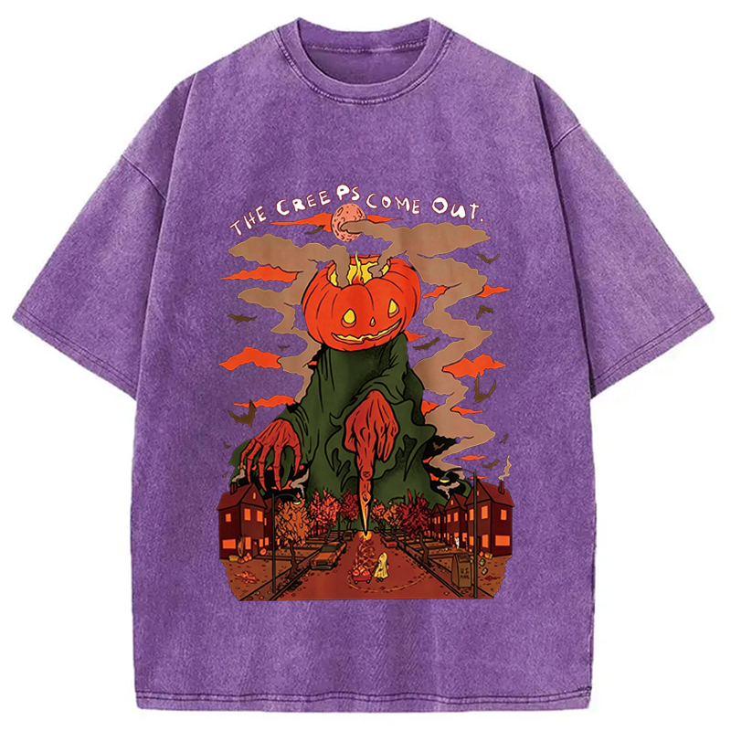 Modecanvas The Cree Ps Cime Out DTG Printing Washed T-Shirt