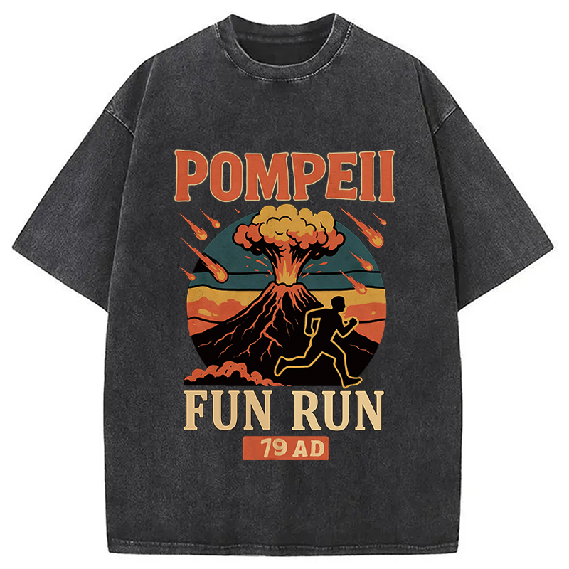 Modecanvas Fun Run DTG Printing Washed T-Shirt