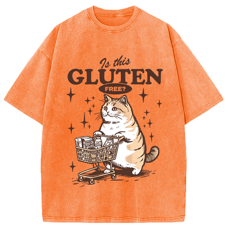 Modecanvas Is This Gluten Free DTG Printing Washed T-Shirt