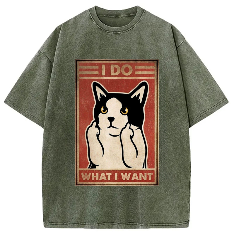 Modecanvas What I What Washed T-Shirt