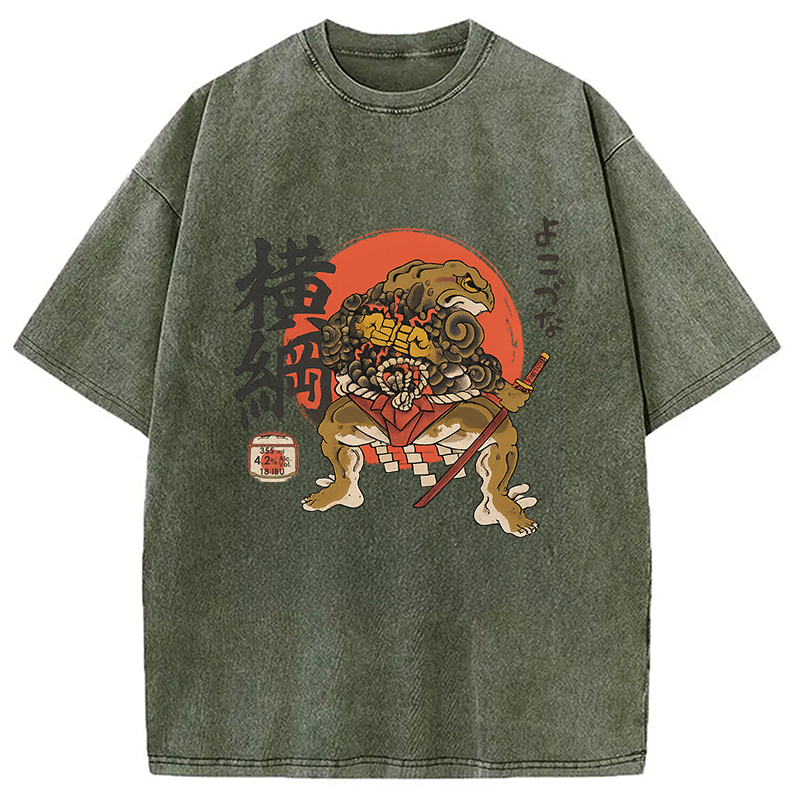 Modecanvas Yokozuna Japanese Washed T-Shirt