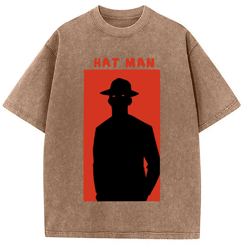 Modecanvas Hat Man Washed T-Shirt