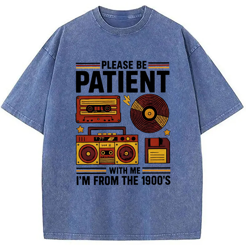 Modecanvas 90s Retro Stuff Washed T-Shirt