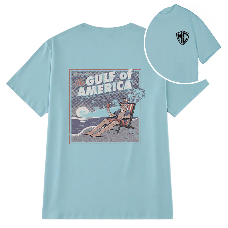 Modecanvas Greetings From The Gulf Of America DTG Printing Back Classic T-Shirt