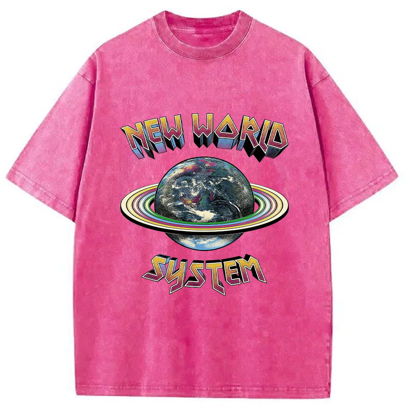 Modecanvas New World System DTG Printing Washed T-Shirt