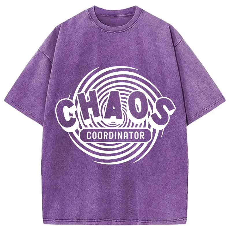Modecanvas Chaos Coordinator DTG Printing Washed T-Shirt
