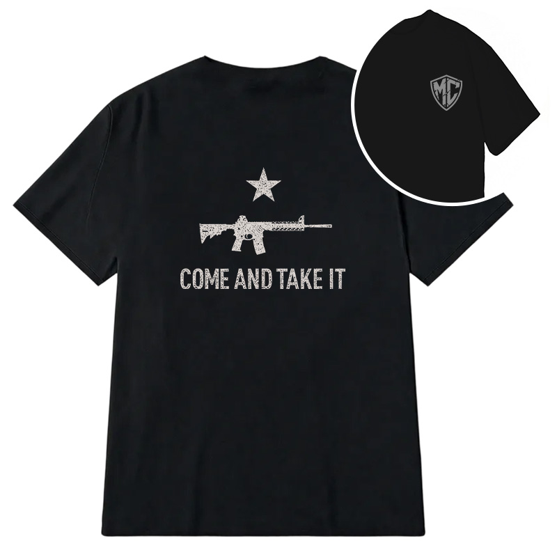 Modecanvas Come And Take It DTG Printing Back Classic T-Shirt