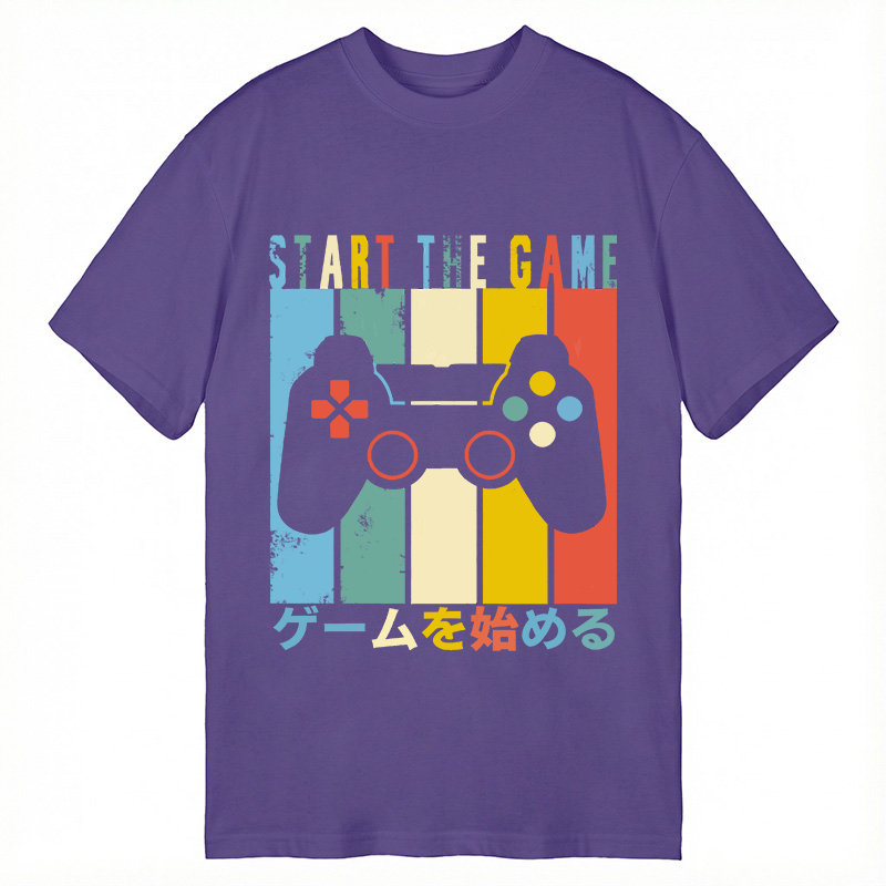 Modecanvas START THE GAME DTG Printing Classic T-Shirt-modecanvas