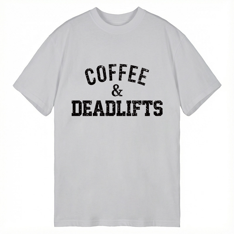Modecanvas Coffee and Deadlifts DTG Printing Classic T-Shirt