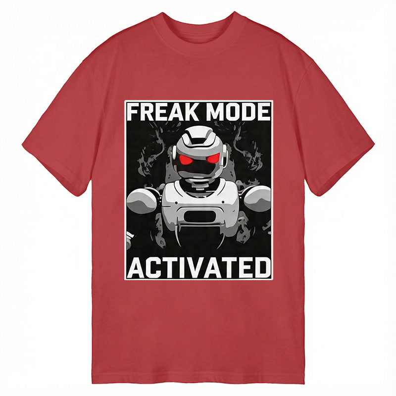 Modecanvas Freak Mode Activated DTG Printing Classic T-Shirt-modecanvas