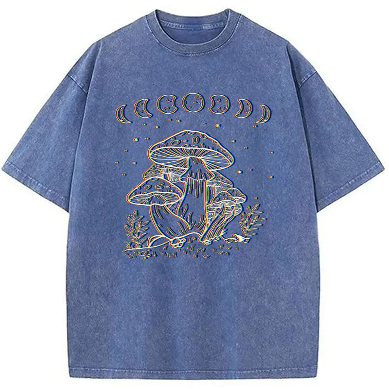 Modecanvas Xeno Mycelium DTG Printing Washed T-Shirt-modecanvas