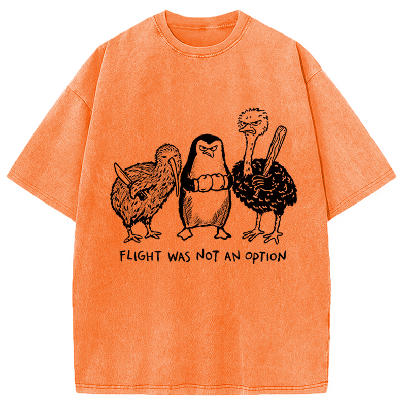 Modecanvas A Tough Decision DTG Printing Washed T-Shirt
