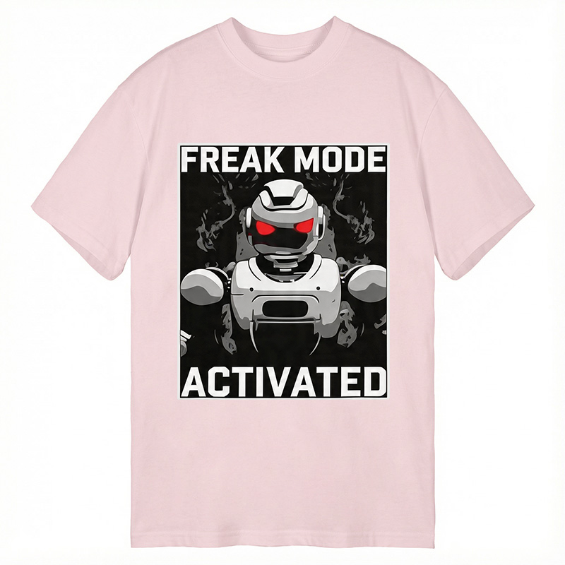 Modecanvas Freak Mode Activated DTG Printing Classic T-Shirt-modecanvas