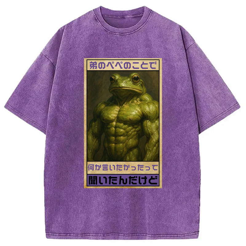 Modecanvas I Heard You Had Something To Say Washed T-Shirt