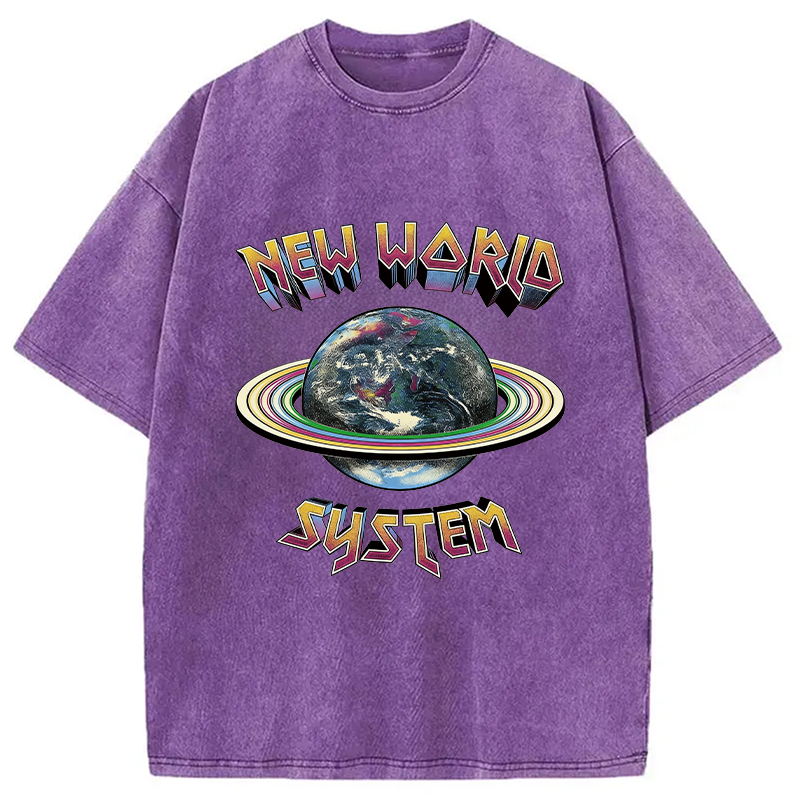Modecanvas New World System DTG Printing Washed T-Shirt