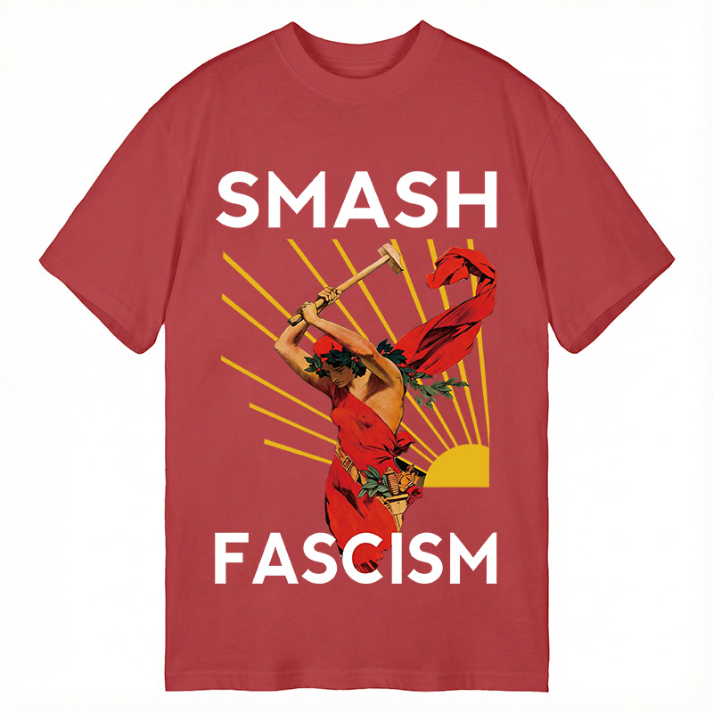 Modecanvas Smash Fascism DTG Printing Classic T-Shirt
