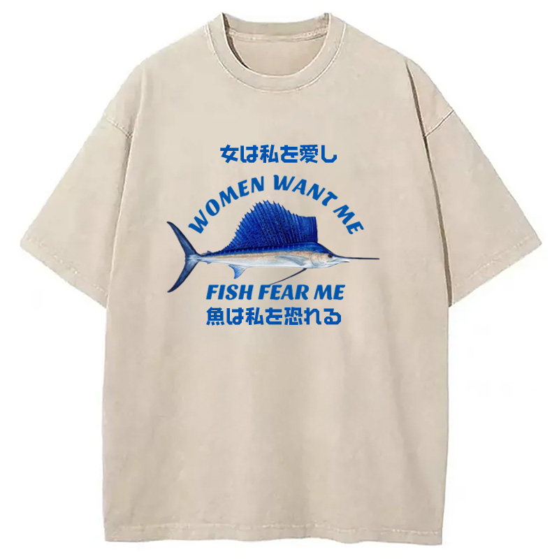 Modecanvas Women Love Me Washed T-Shirt