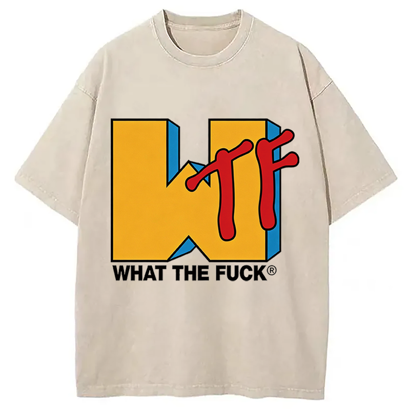 Modecanvas WTF DTG Printing Washed T-Shirt