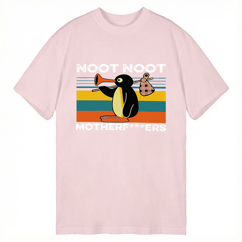 Modecanvas Pingu Noot Noot DTG Printing Classic T-Shirt-modecanvas