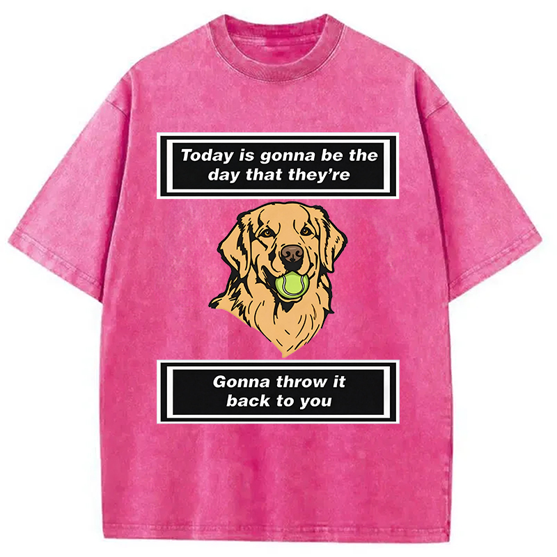 Modecanvas Back to You DTG Printing Washed T-Shirt