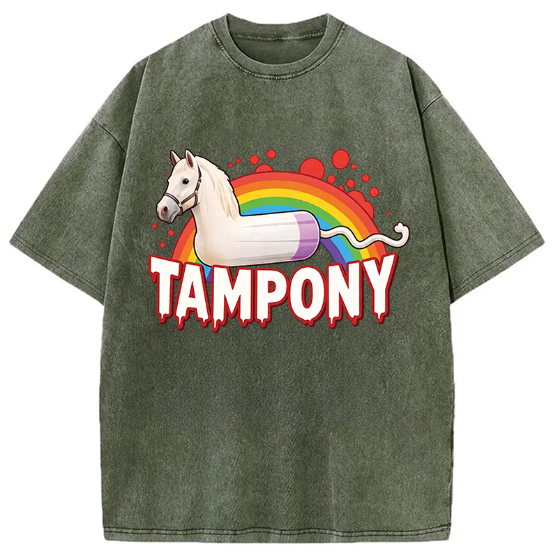 Modecanvas Tampony DTG Printing Washed T-Shirt