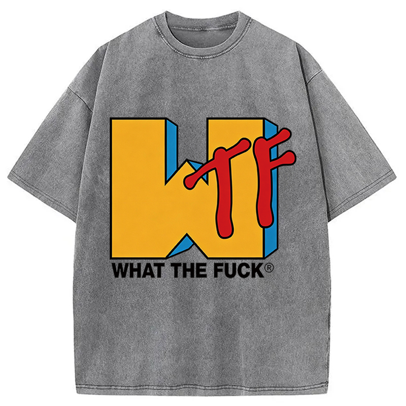 Modecanvas WTF DTG Printing Washed T-Shirt