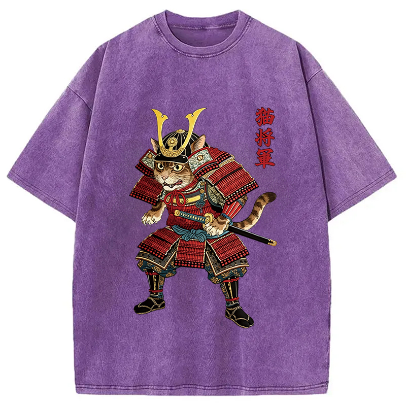 Modecanvas Cat General DTG Printing Washed T-Shirt