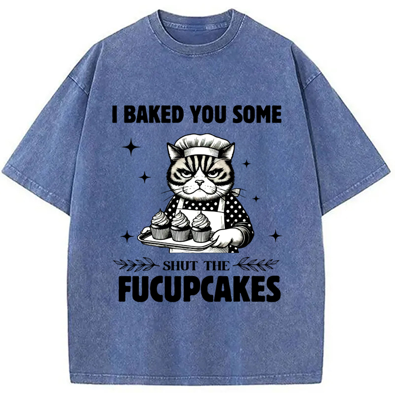 Modecanvas I Breakd You Some Pucupcakes Washed T-Shirt