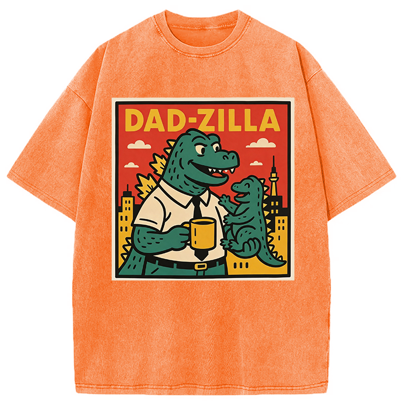 Modecanvas Dadzilla DTG Printing Washed T-Shirt