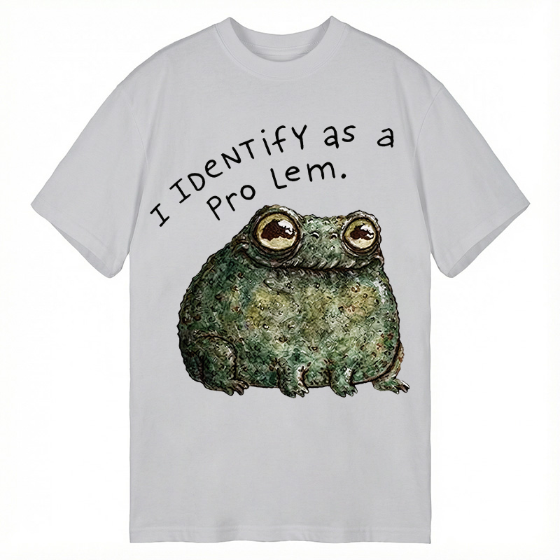 Modecanvas Sarcastic Frog Self Deprecating DTG Printing Classic T-Shirt-modecanvas