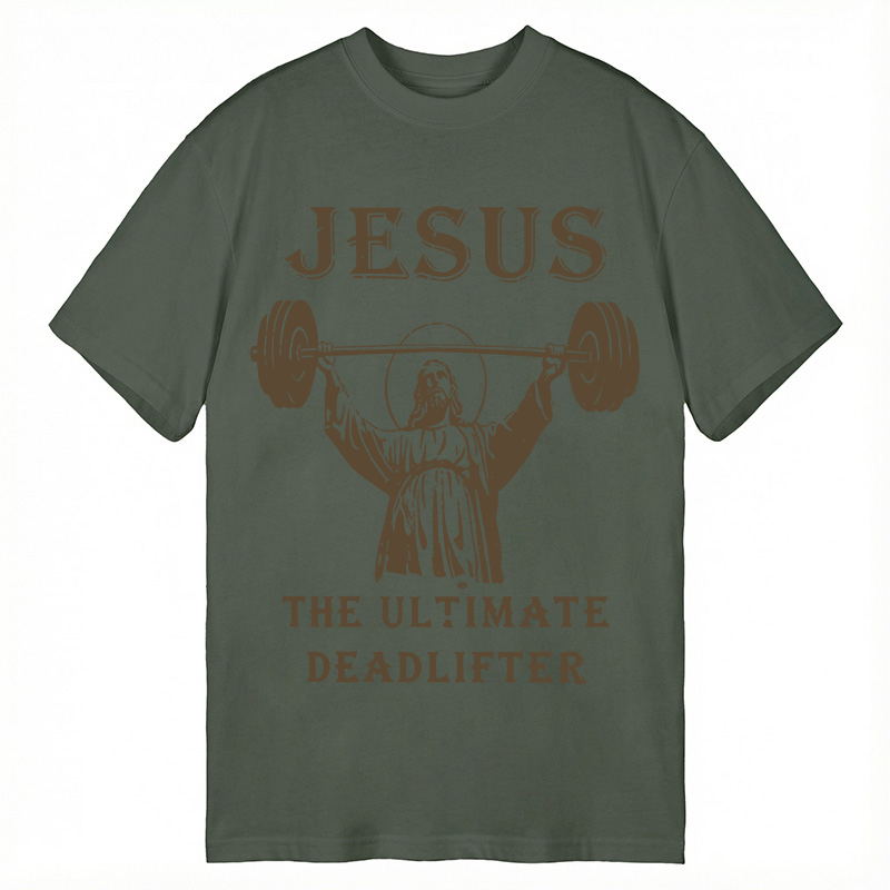 Modecanvas Jesus DTG Printing Classic T-Shirt-modecanvas