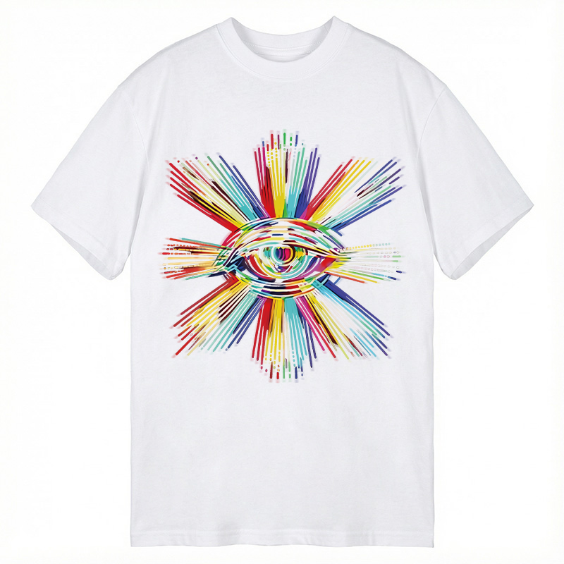 Modecanvas Prism of Perception DTG Printing Classic T-Shirt-modecanvas